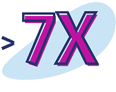 >7x icon.